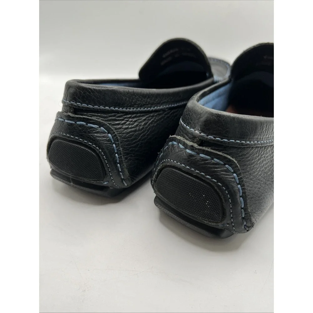 Donald J Pliner Vinco-98 Men's Penny Driving Loafers Shoes Sz11 Leather Blk  MS4
